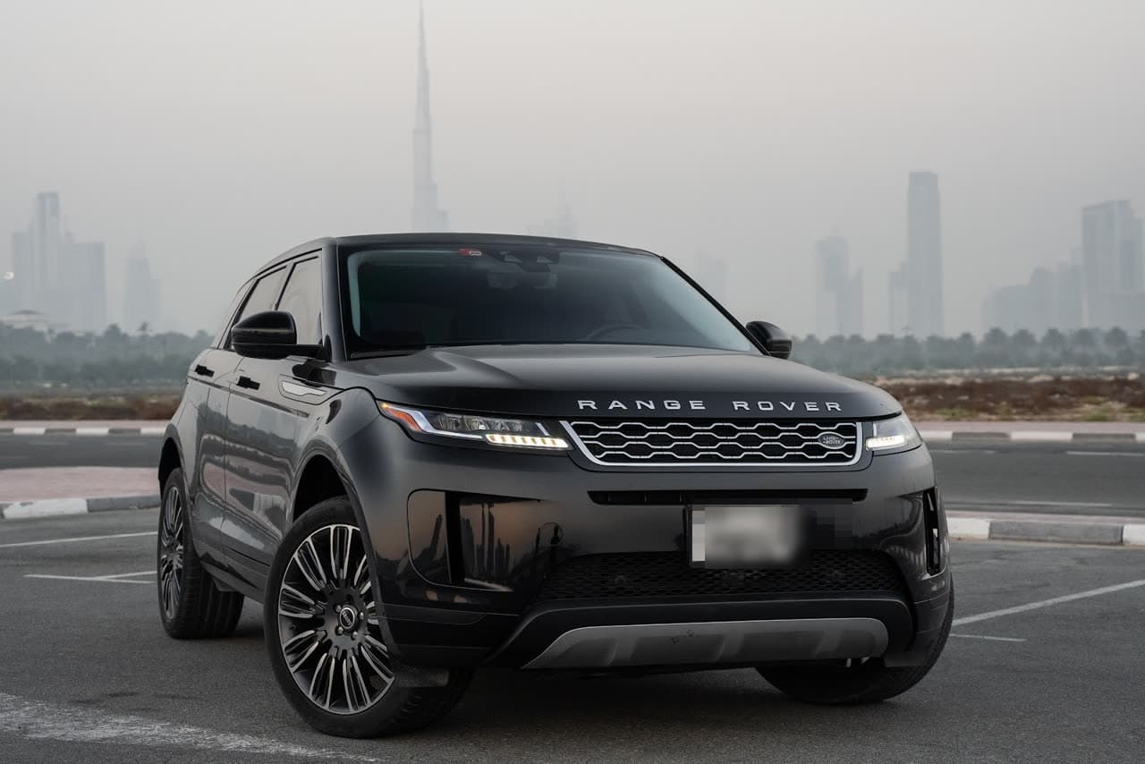 Rent a 2023 Range Rover Evoque in Dubai — Compact luxury with big presence.