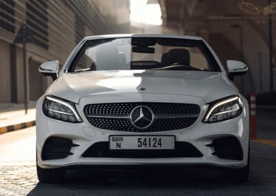 Rent Mercedes C300 Convertible in Dubai