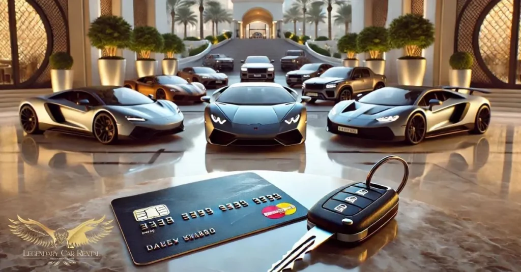 credit card to rent a car