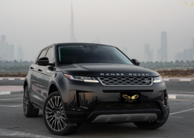 Rent Range Rover Evoque Black in Dubai