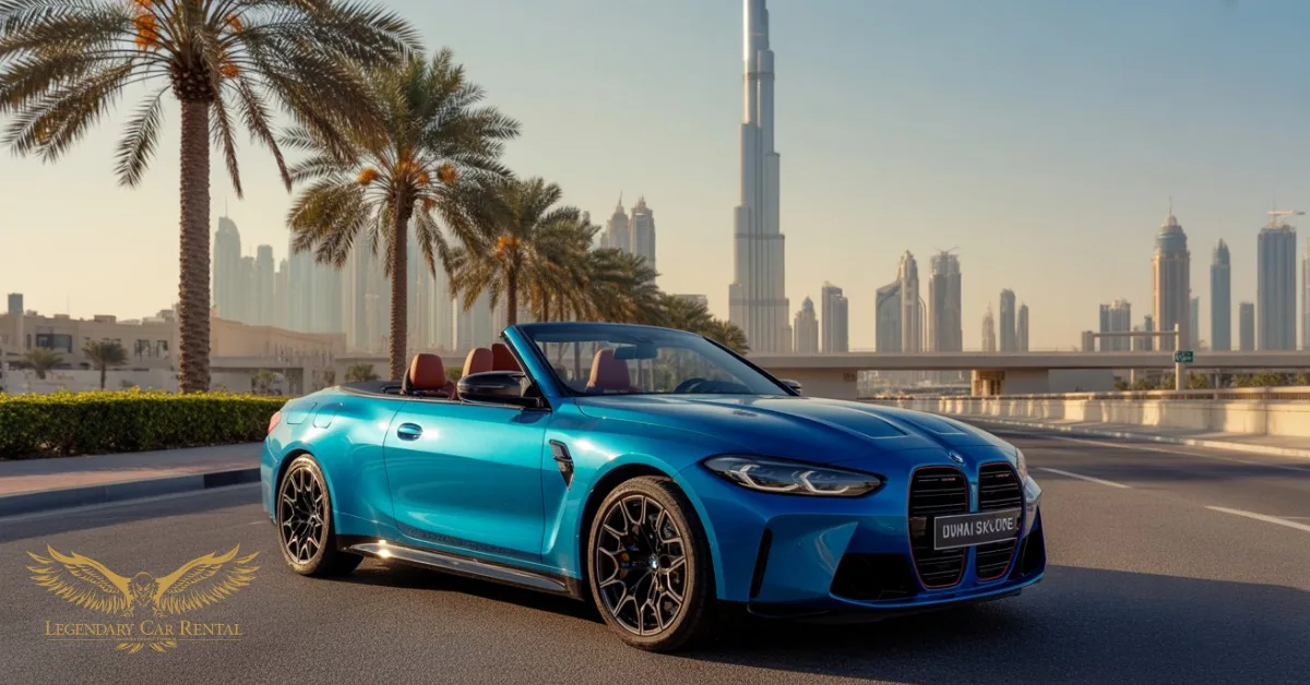 Feel the Power: Rent a BMW M4 Competition Convertible in Dubai