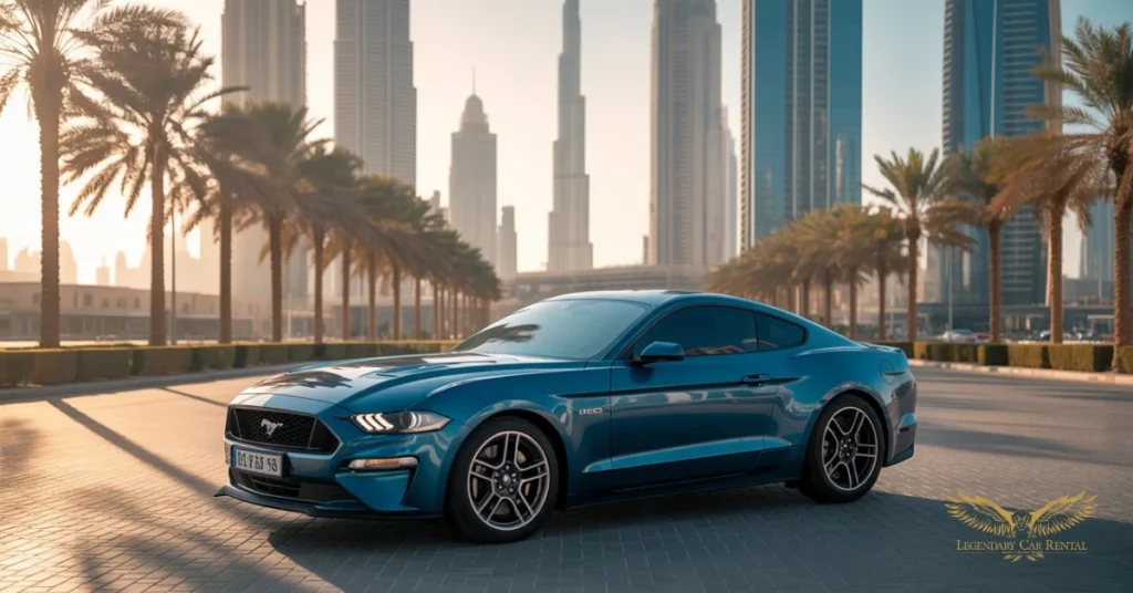 Rent Ford Mustang in Dubai.