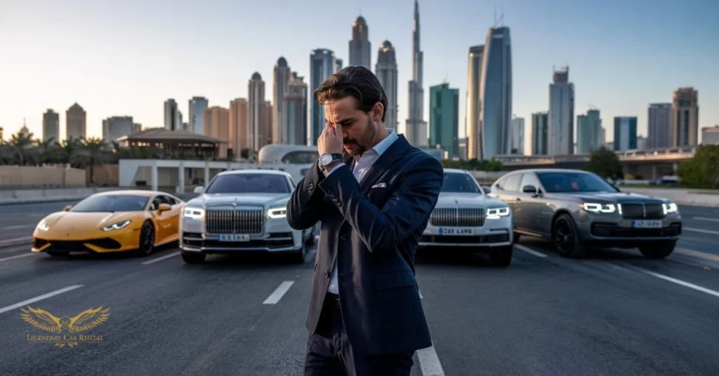 avoid mistakes when rent luxury car in dubai