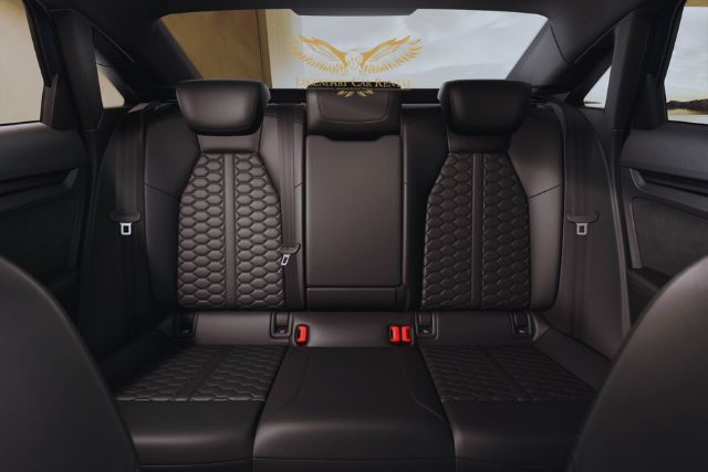 Audi RS3 Hire Dubai - Rear Seats