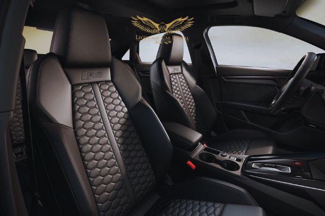 Audi RS3 for Rent Seats