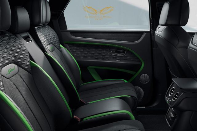 Bentley Bentayga Rental Interior