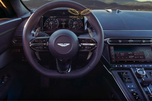 Interior Aston Martin Vantage Dubai Rental