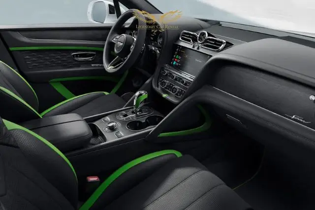 Interior of Bentley Bentayga - Luxury car rental dubai