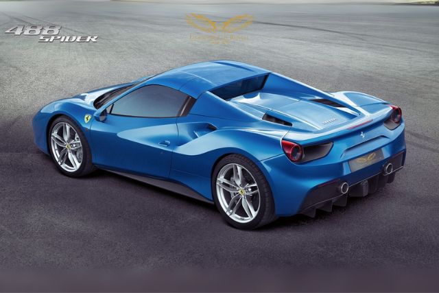 Latest model of Ferrari 488 for rent