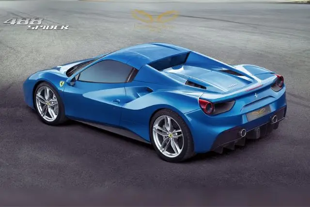 Latest model of Ferrari 488 for rent