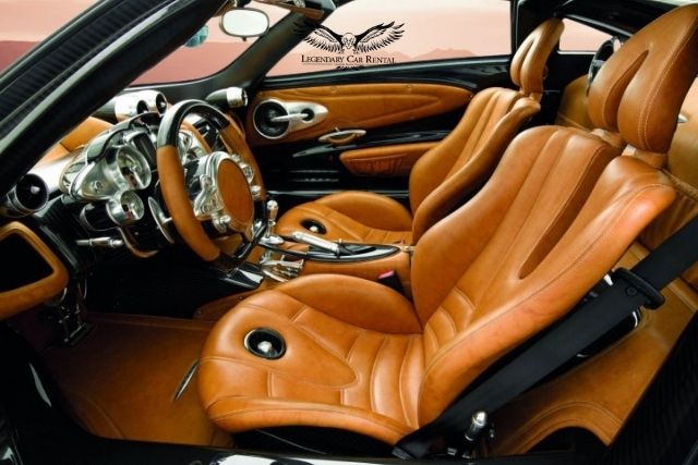 Pagani Huayra Interior - HyperCar Rental Dubai